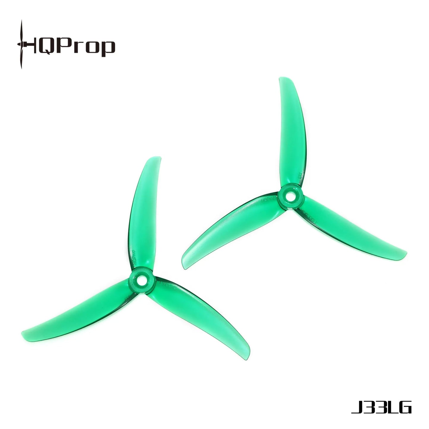 HqProp J33 Freestyle 4.9x3.3x3 (2 Forward, 2 Reverse) (Green)