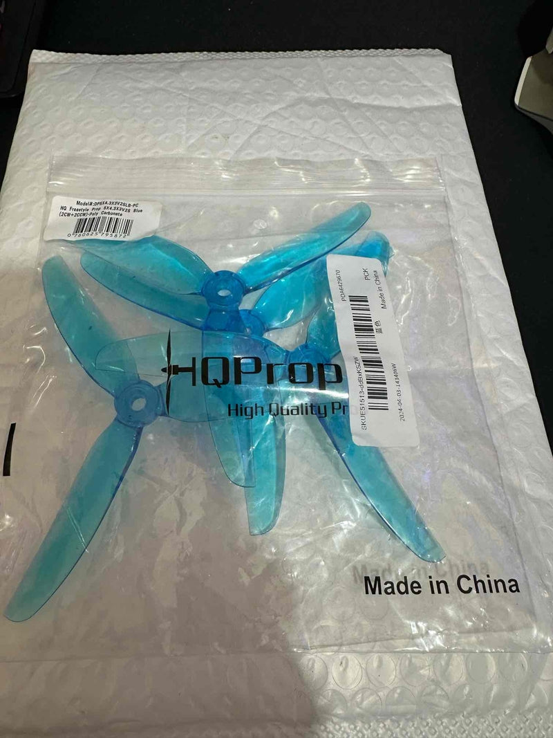 HQ Freestyle Prop 5X4.3X3V2S 5043 3-Blade Poly Carbonate 5 Inch Propeller