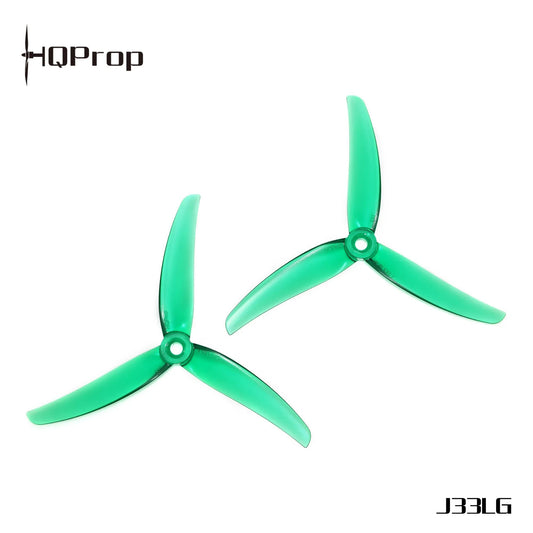 HqProp J33 Freestyle 4.9x3.3x3 (2 Forward, 2 Reverse) (Green)