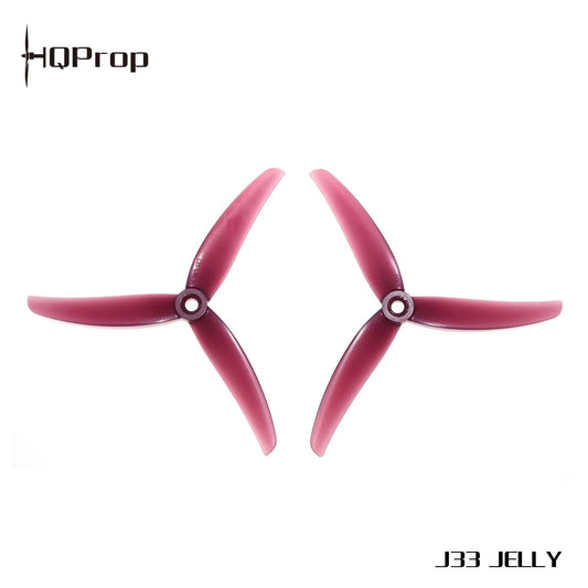 HqProp J33 Freestyle 4.9x3.3x3 (2 Forward, 2 Reverse) (Jelly, Purple/Red)